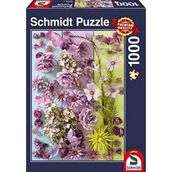 Schmidt Violet Flowers Jigsaw Puzzle - 1000pc