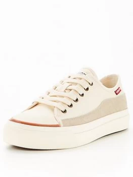 Levis Square Low Trainer - Ecru