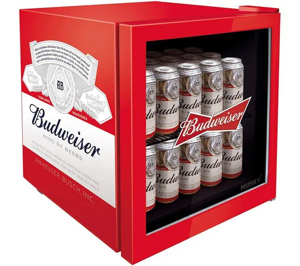 HUSKY Budweiser HUS-HU225 Drinks Cooler - Red, Red 5060055578515