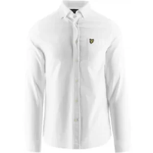 Lyle and Scott White Regular Fit Oxford Shirt