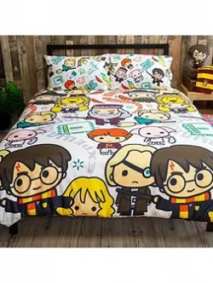 Harry Potter Scene Duvet Set Double, Multi, Size Double