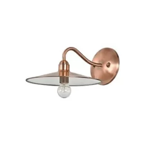 Cantina 1 Light Indoor Dome Wall Light Copper, E14