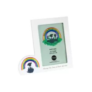 Rainbow Bridge Friends Dog Portrait Photo Frame