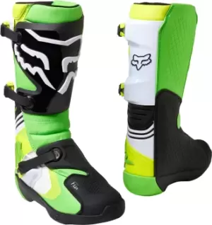 FOX Comp Motocross Boots, green-yellow, Size 47 48, green-yellow, Size 47 48