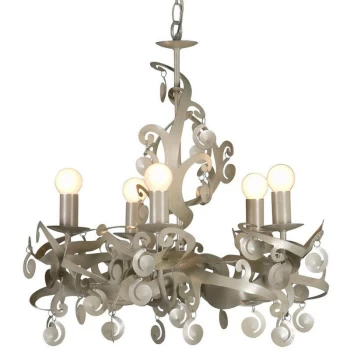 Linea Verdace Lighting - Linea Verdace Mila Multi Arm Chandeliers Ivory