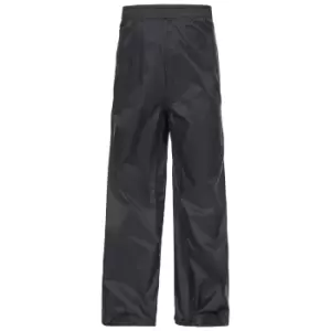 Trespass Childrens/Kids Qikpac Waterproof Packaway Trousers (5/6) (Black)