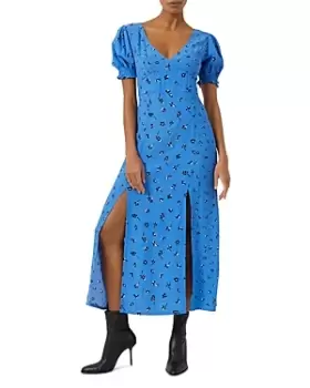 French Connection Bhelle Collet Printed Midi Dress