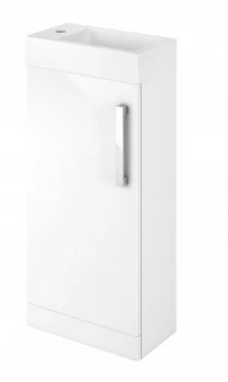 Wickes White Compact Vanity Unit - 400mm