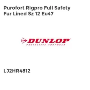 Purofort RigPro Full Safety Fur Lined SZ 12 EU47