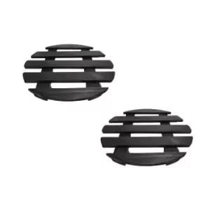 Pack of 2 35cm Black Round Garden Plant Pot Flower Trolley Stand On Wheels