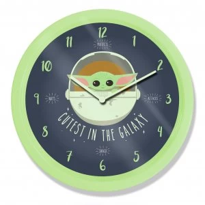 Star Wars Baby Yoda Wall Clock