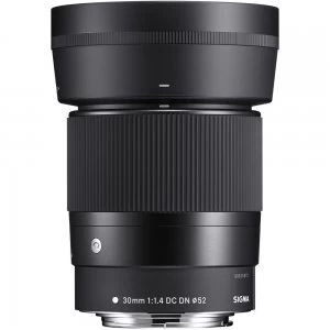 Sigma AF 30mm f/1.4 DC DN (Contemporary) for Canon M-mount