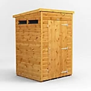 Power Garden Shed 44PPSS Golden Brown 4x4