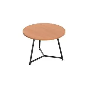 Jemini Trinity Low Table 800x800x435mm BeechBlack KF823568 KF823568