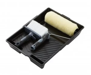 Wickes Soft Grip Masonry Roller Set and Brush - 9in