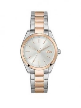 Lacoste Lacoste Parisienne Watch In Gold Plated Stainless Steel With Silver Dial