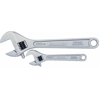 Adjustable Spanner Set, Chrome Vanadium Steel, Set of 2 - Yamoto