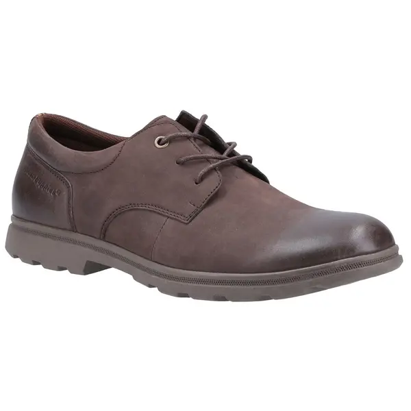 Hush Puppies Mens Trevor Leather Lace Up Plain Toe Casual Shoes - UK 10