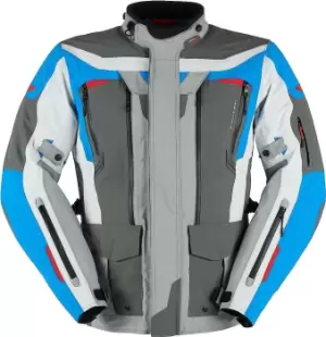 Furygan Voyager 3C Motorcycle Textile Jacket, grey-blue, Size 2XL, grey-blue, Size 2XL