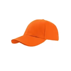 Atlantis Liberty Sandwich Heavy Brush Cotton 6 Panel Cap (Pack Of 2) (One Size) (Orange/Orange)