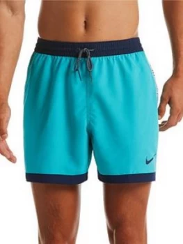 Nike Swim 5" Funfetti Racer Swim Shorts - Aqua