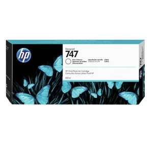 HP 747 Gloss Enhancer DesignJet Ink Cartridge 300ml