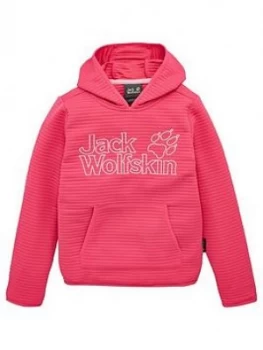 Jack Wolfskin Girls Modesto Hoodie - Pink, Size 15-16 Years, Women