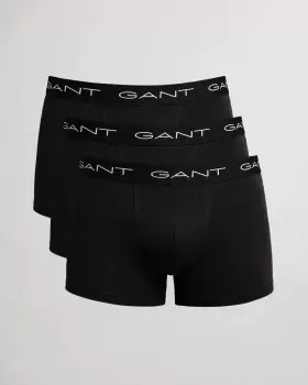 GANT Men 3 Pack Trunks (XXXL) Black