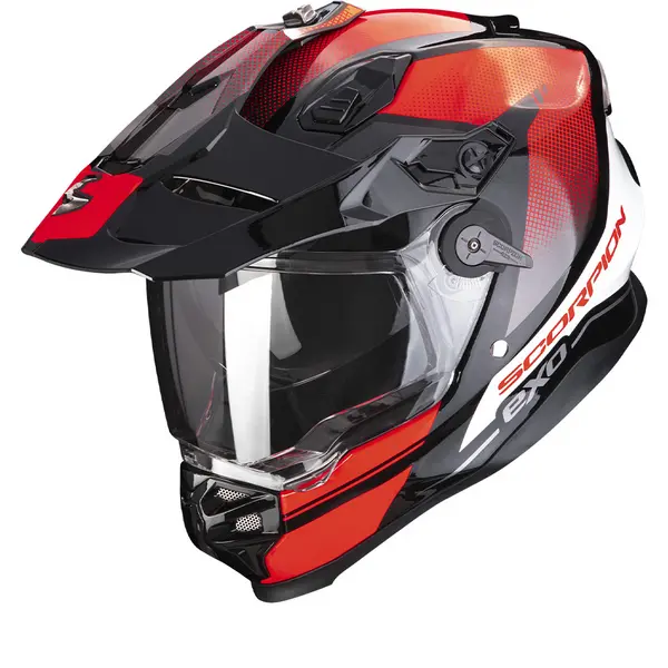 Scorpion ADF-9000 Air Trail Black-Red Adventure Helmet M