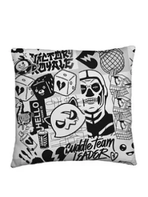 Fortnite Fanzine Square Cushion