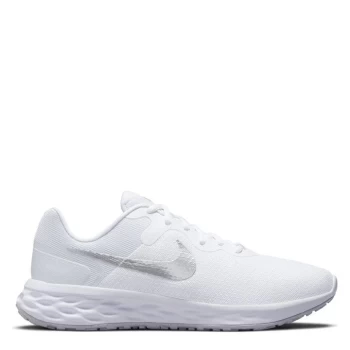 Nike Revolution 6 Womens Running Shoes - White/Silver