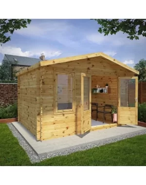 4m x 3m Retreat Log Cabin