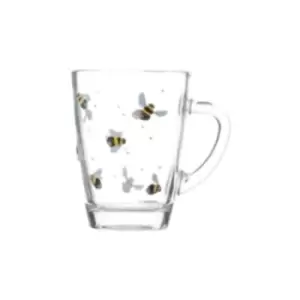 Price & Kensington Sweet Bee Glass Mugs 28cl Pack 2