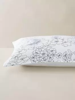 Ted Baker Linear Floral Oxford Pillow Case