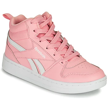 Reebok Classic REEBOK ROYAL PRIME Girls Childrens Shoes (High-top Trainers) in Pink,4,5,9.5 toddler,10 kid,11 kid,11.5 kid,12 kid,13 kid,1 kid,1.5 kid