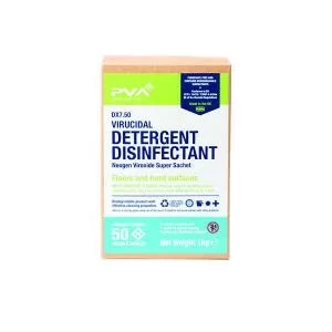 PVA Hygiene Virucidal Disinfectant Sachets 5 Litre Pack of 50 DZ750