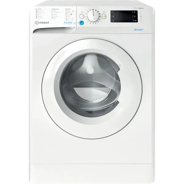 Indesit Innex BWE 71452W UK N 7kg 1400 Spin Washing Machine White 8050147606063