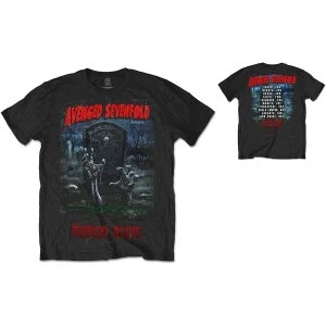 Avenged Sevenfold - Buried Alive Tour 2012 Unisex Small T-Shirt - Black