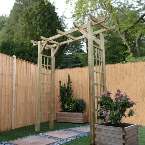 Mercia Flat Top Wooden GardenArch