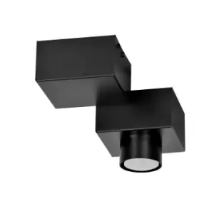 Optix Black Surface Mounted Downlight 1x GU10