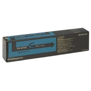 Kyocera TK8705C Cyan Laser Toner Ink Cartridge