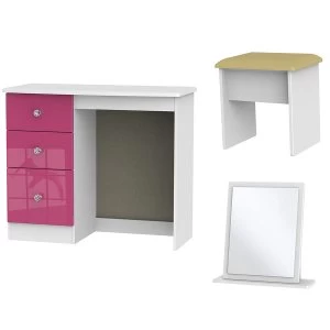 Robert Dyas Tedesca Dressing Table Set / White