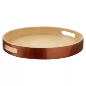 Premier Housewares Kyoto Small Tray - Rose Gold