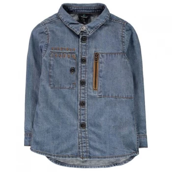 Firetrap Denim Shirts Infant Boys - Mid Wash