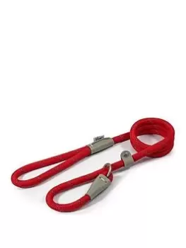 Ancol Viva Rope Slip Lead - 1.2Mx12Mm (Reflective Red)