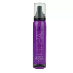 Schwarzkopf Professional IGORA Expert Mousse Styling Color Mousse for Hair Shade 8-1 Light Blonde Cendre 100ml