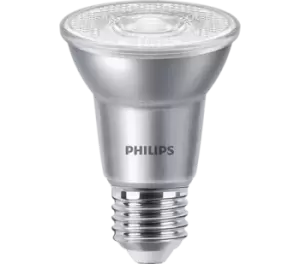 Philips Master Value LED 6W-50W ES E27 PAR20 R63 3000K Dimmable Bulb - Warm White - 76854600