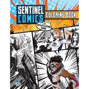 Sentinel Comics: The Roleplaying Game Colouring Book