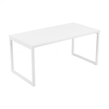 Picnic Low Table 1800 - Ice White Top and White Legs