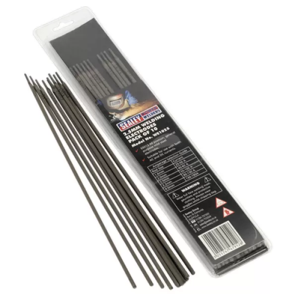 Genuine SEALEY WE1025 Welding Electrode &#216;2.5 x 300mm Pack of 10